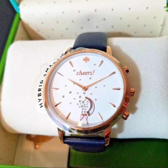 Kate Spade Grand Navy Smart Hybrid champagne Watch - Picture 8 of 8